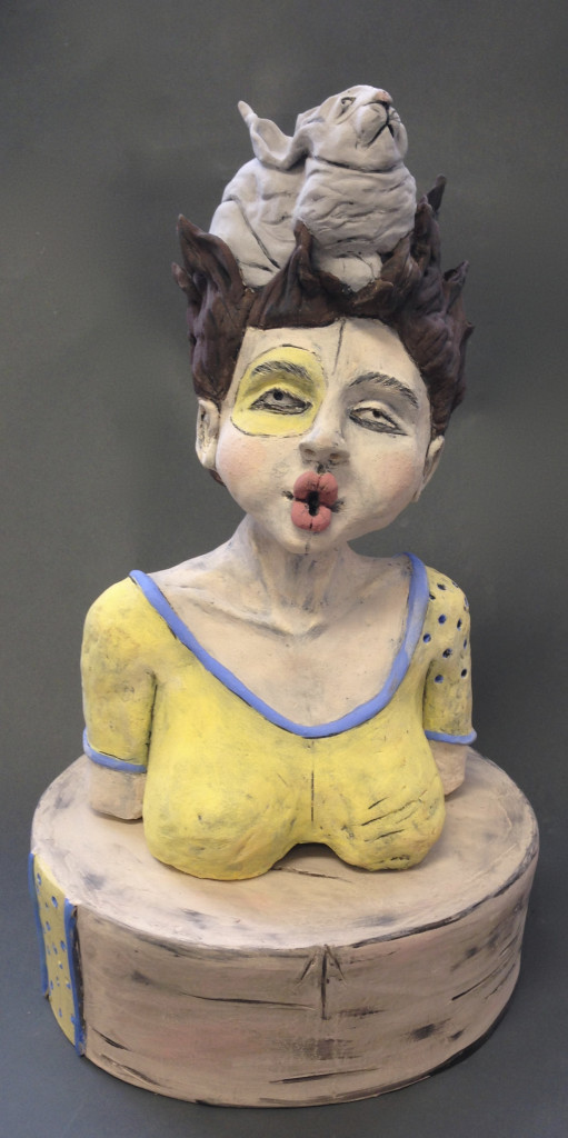 'In My Minds Eye' Ceramic Sculpture by Mary McGill' Courtesy photo