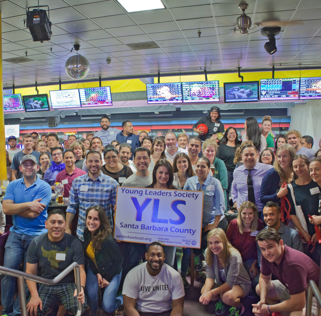 Participants in United Way of Santa Barbara County’s Young Leaders Society United We Bowl event raised more than $4,000 for United We Read and other community programs. Courtesy photo.