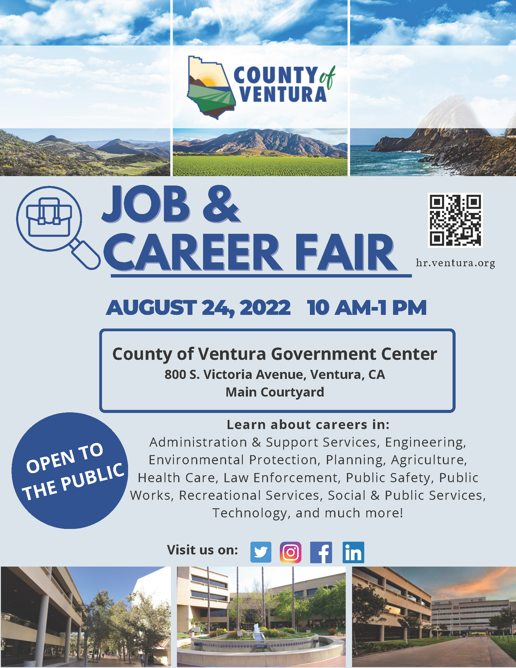 Aug. 24 County of Ventura to Host Job and Career Fair