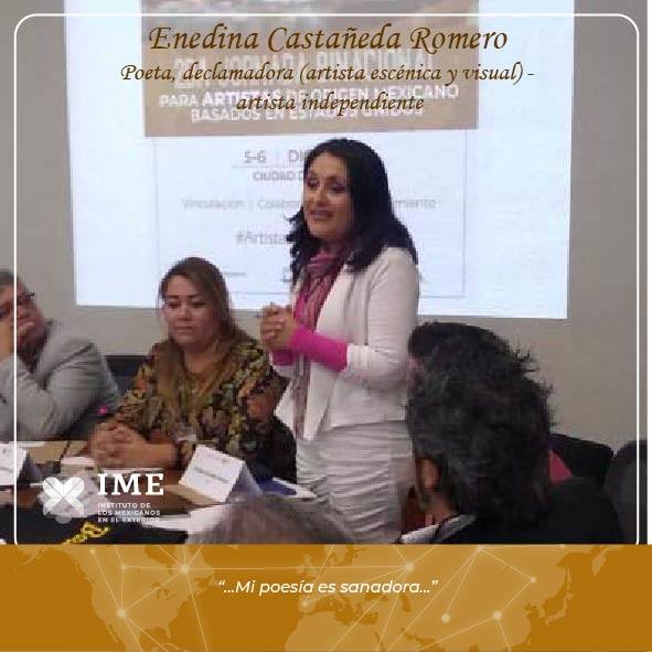 #4-Enedina Castaneda (photo credit Instituto de los Mexicanos en el Exterior SRE) Binational Congress Dic 5, 2019